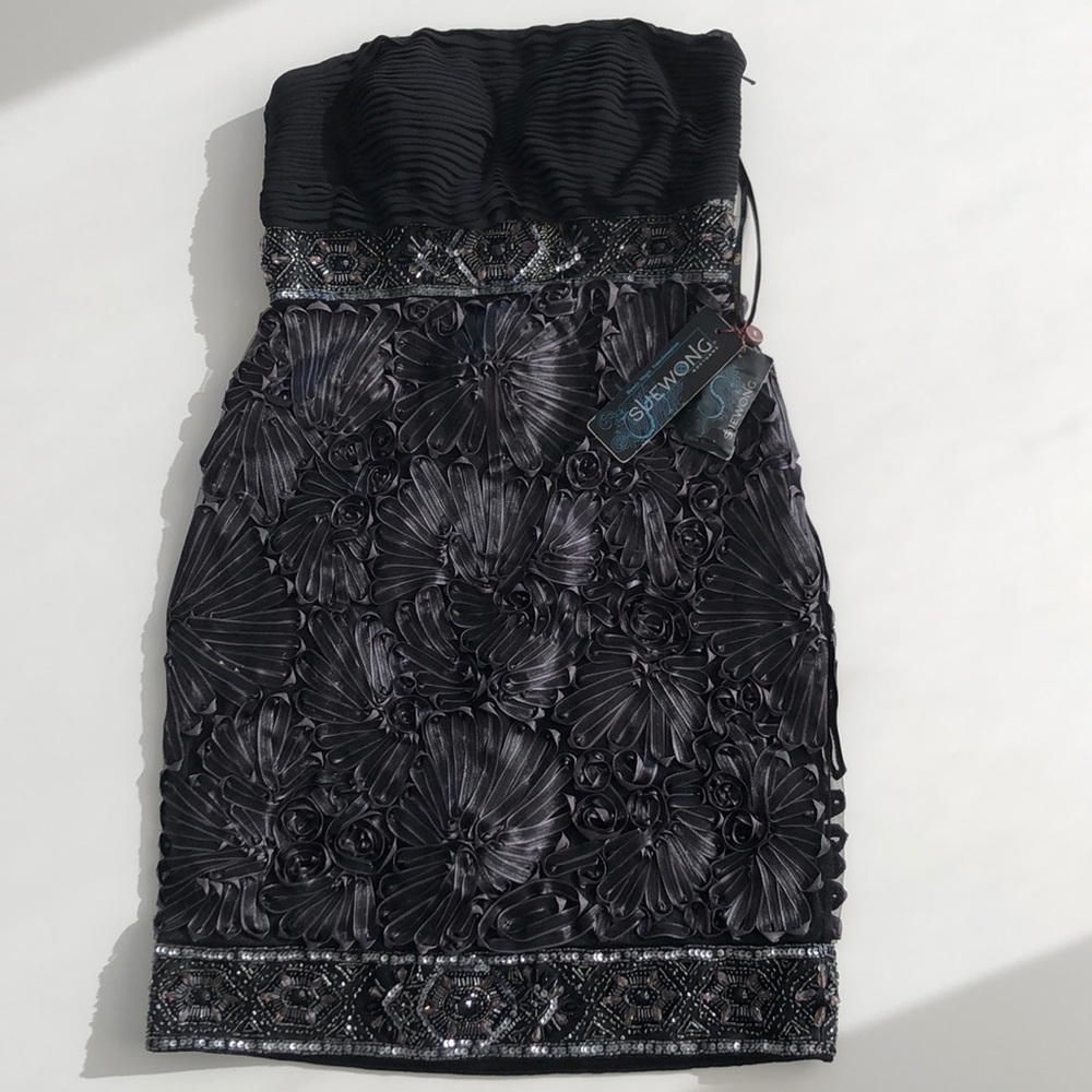 A NWT Sue Wong strapless dress Sz2